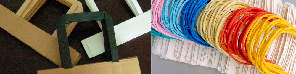 Ручки для черных крафт-пакетов на заказ