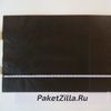 Пакет черный из крафт бумаги 370 х 240 х 100 с плоскими ручками