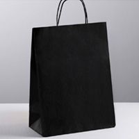 Крафт пакеты черные