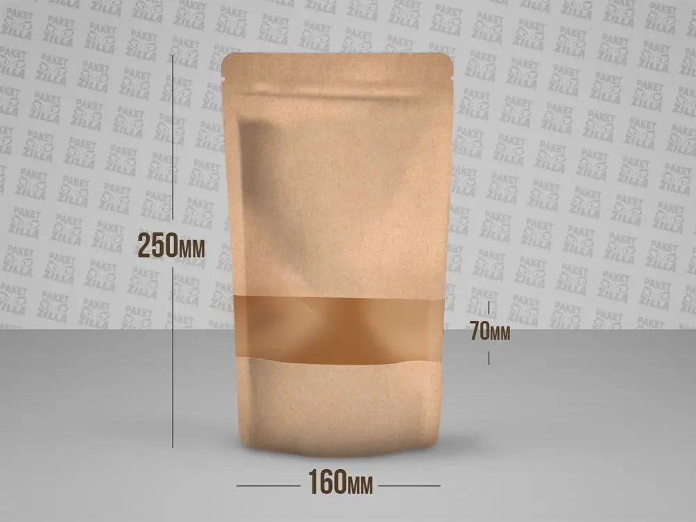 Крафт пакет Дой-Пак 250 * 160 мм