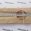 Бумажный крафт пакет 170 * 80 * 50 мм с окошком. Окно 5 см. 5.