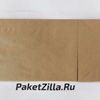 Крафт пакет 320 х 160 х 95 мм с прямоугольным дном. 3.