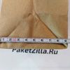 Крафт пакет 320 х 160 х 95 мм с прямоугольным дном. 7.