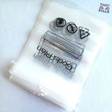 Зип пакеты с нанесением логотипа. Пример 3.